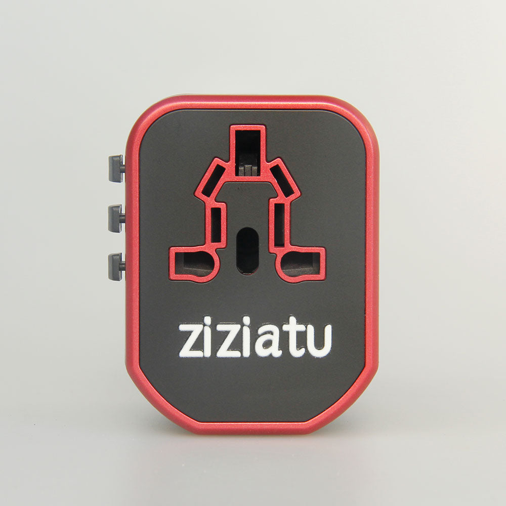 ZiZiatu Universal Travel Adapter USB Charger, Electrical Plug Socket for Digital Devices